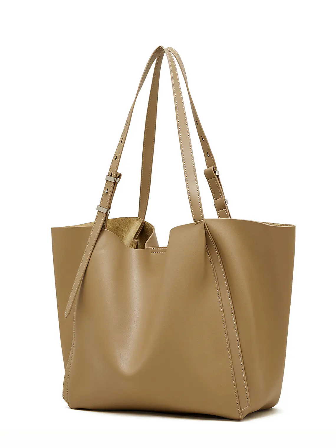 Bolso Tote de Cuero · Formato Amplio 28