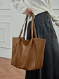 Bolso Tote de Cuero · Formato Amplio - Miniatura 19