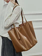 Bolso Tote de Cuero · Formato Amplio - Miniatura 17