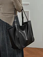 Bolso Tote de Cuero · Formato Amplio - Miniatura 4
