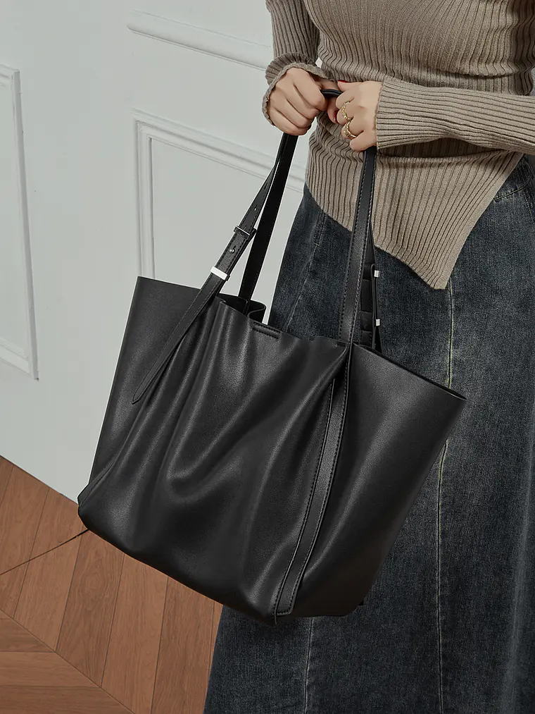 Bolso Tote de Cuero · Formato Amplio 5