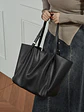 Bolso Tote de Cuero · Formato Amplio - Miniatura 5