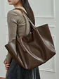 Bolso Tote de Cuero · Formato Amplio - Miniatura 9