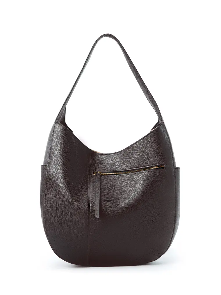 Bolso Hobo de Cuero Vacuno · Silueta Suave · Estilo Minimalista 3