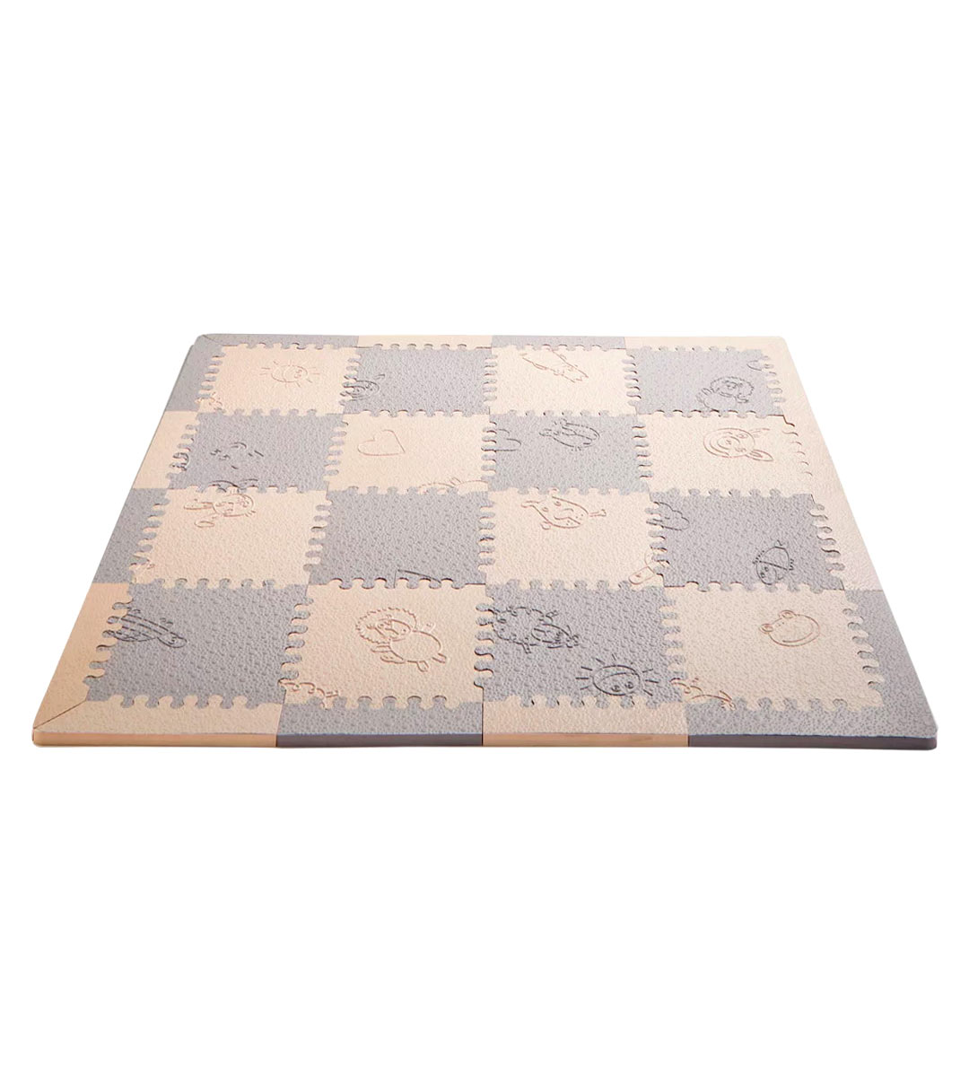 Alfombra Lü BabyMats - Beige/Gris