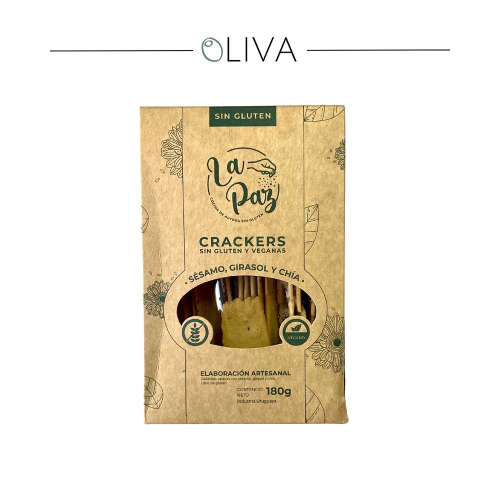 Crackers veganas y sin gluten