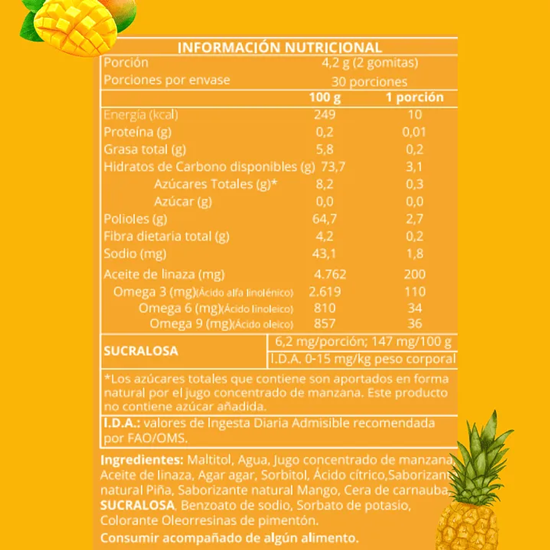 Gomitas con Omega 3, 6 y 9 - Cerebro  y  Corazón 3