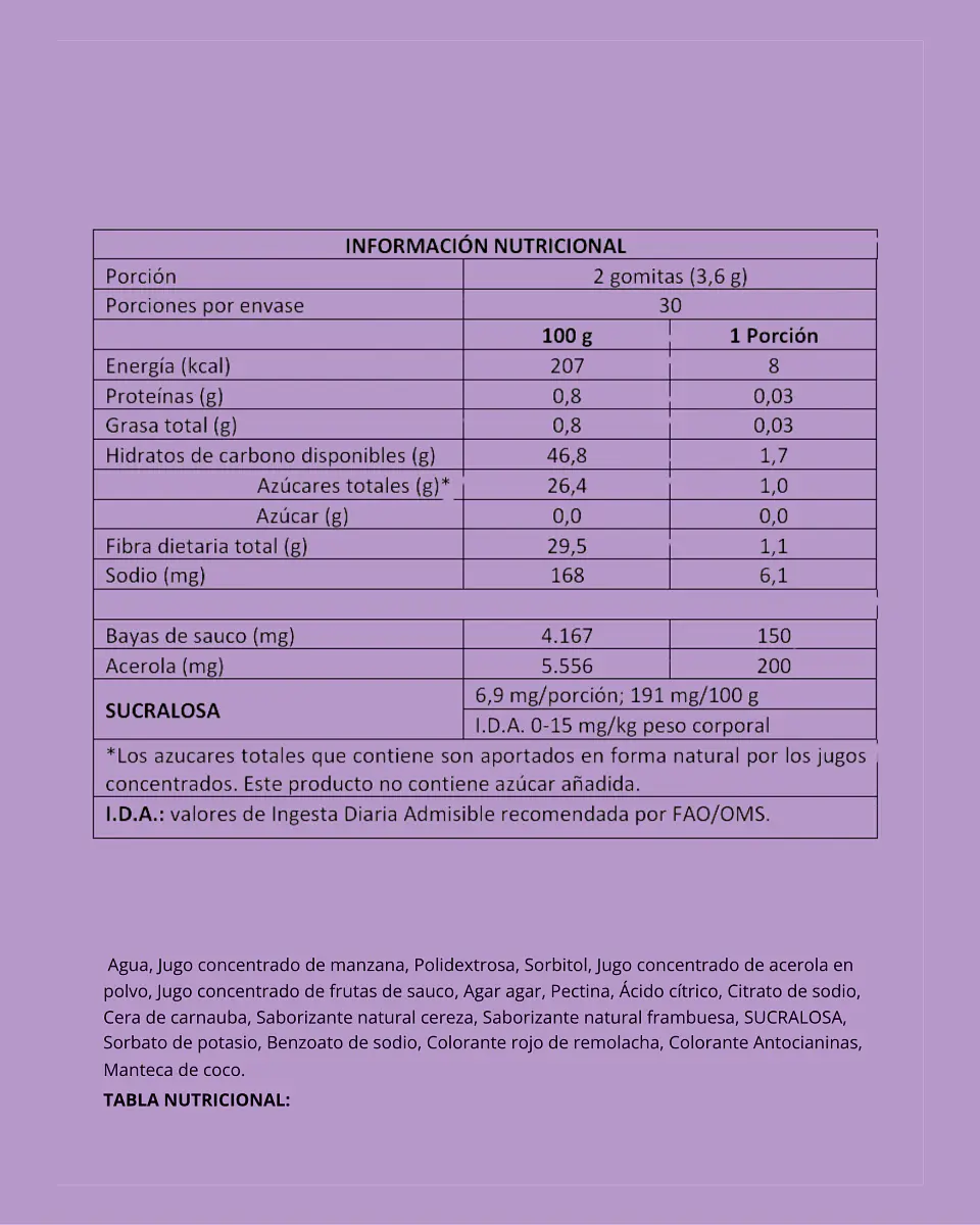 PACK DEFENSAS (Vitamina D, Vitamina C y Elderberry con acerola) 6