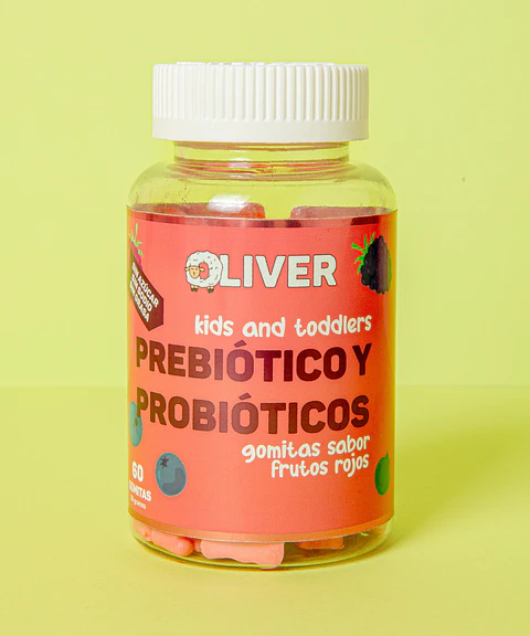 Gomitas de Probióticos y Prebióticos.