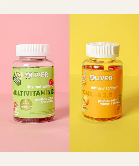 PACK KIDS DESARROLLO  (Multivitamínico Kids  + Omega  3, 6 y 9)