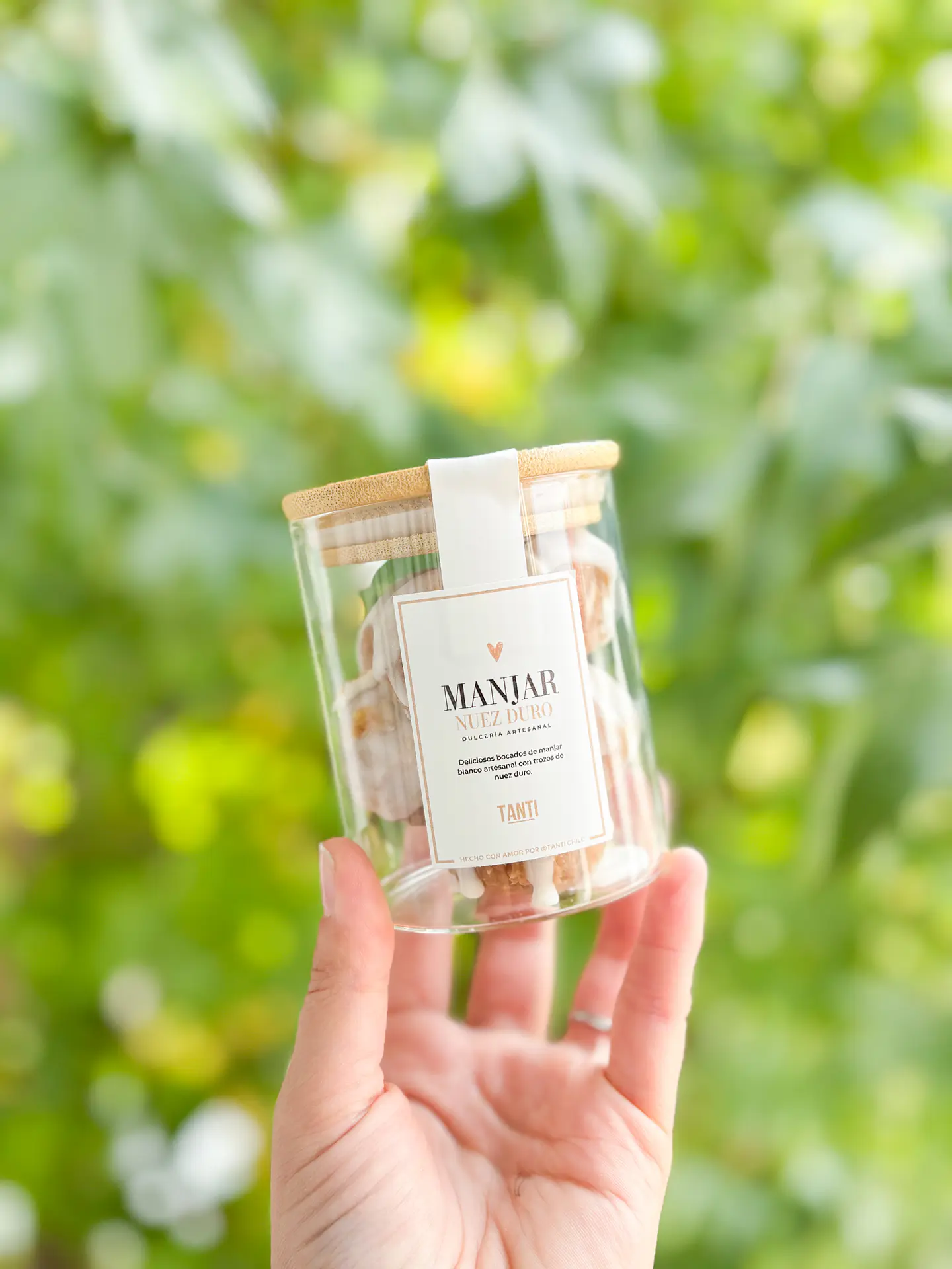 Frasco Bocados Manjar Nuez 120 gr 1