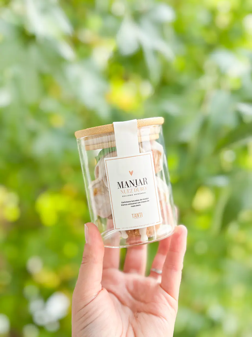 Frasco Bocados Manjar Nuez 120 gr 1