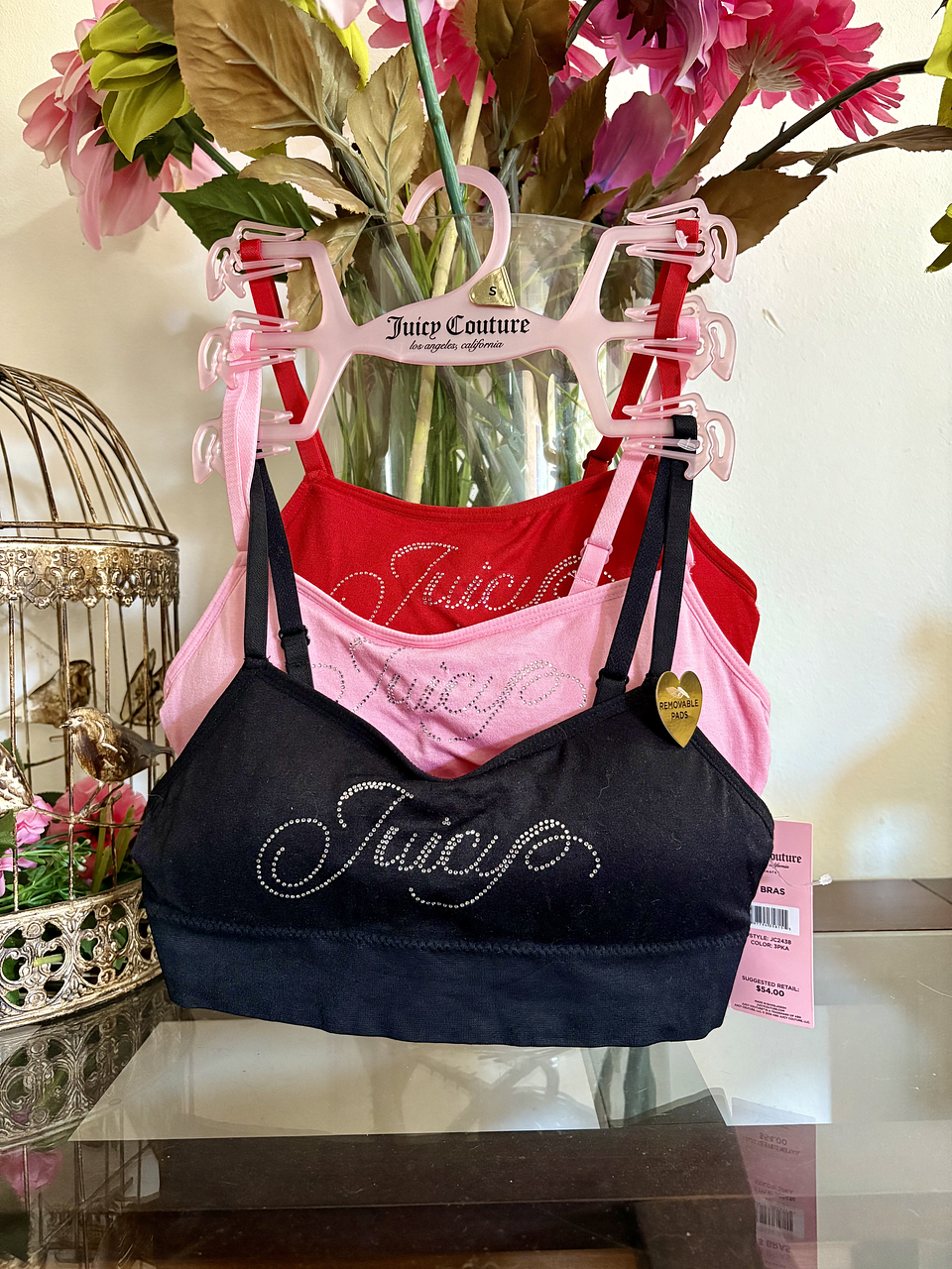 Tripack petos Juicy talla M 1