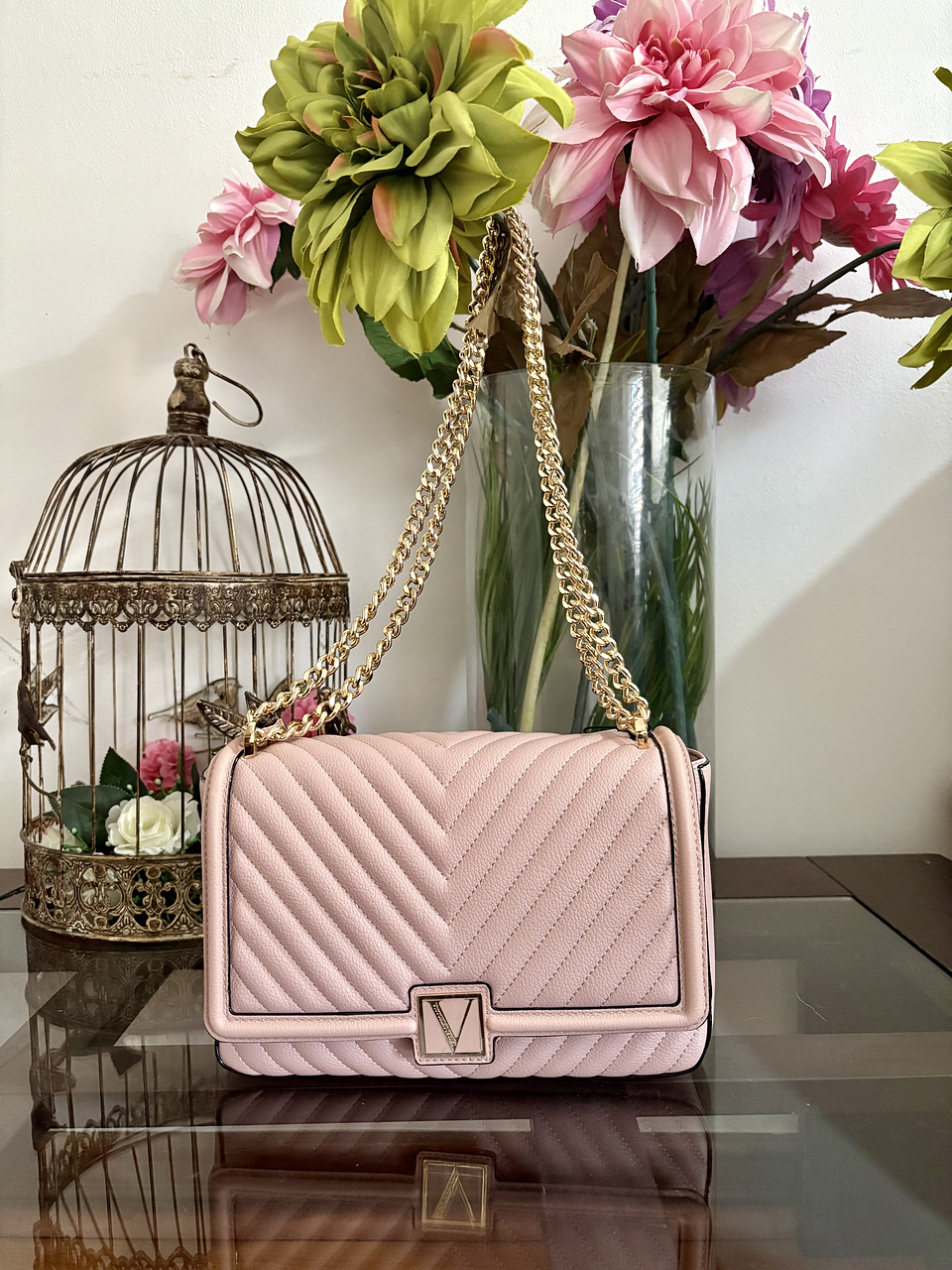 Doble cadena VS rosada  1