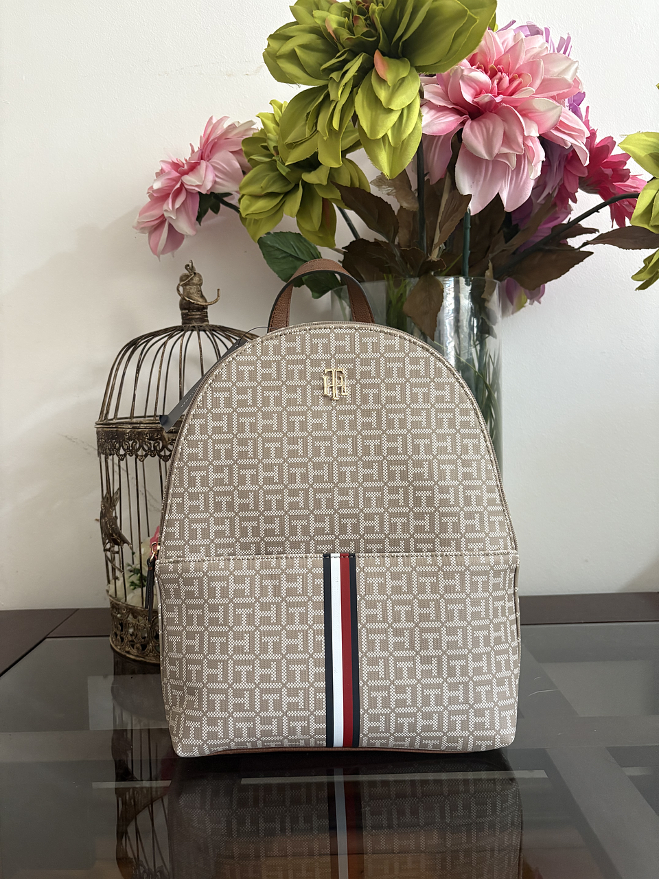 Mochila Tommy grande café 1