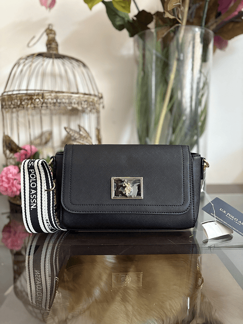 Crossbody Polo negro