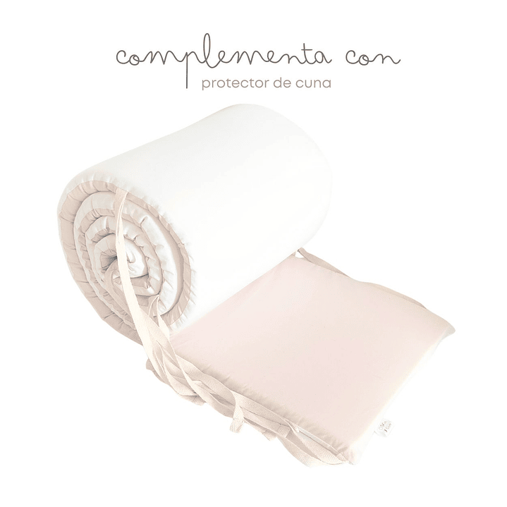 Organizador de Cuna Rosa Empolvado 4