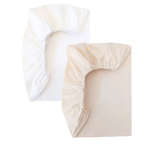 Pack Sábanas bajeras bicolor colecho beige
