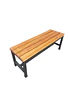 Banca metal madera patio camarin