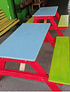 Mesa picnic infantil madera