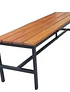 Banca metal madera patio camarin
