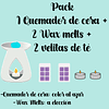 Pack Quemador + 2 wax melts + 2 velitas de té