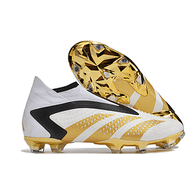 Adidas Predator Accuracy + FG Branca e Dourado