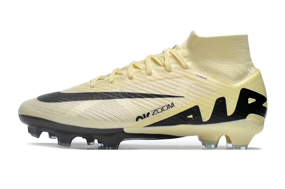 Nike AIR Zoom Mercurial Vapor 15 Elite XXV FG Bege e Preta 7