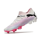PUMA FUTURE 7 ULTIMATE FG BRANCA E ROSA 6