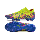PUMA FUTURE ULTIMATE .1  AZUL E AMARELO 4