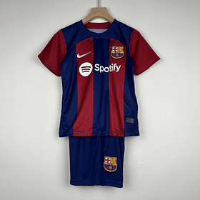 KIT CRIANÇA BARCELONA HOME 23-24