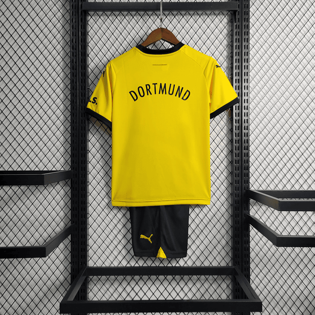 KIT CRIANÇA BORUSSIA DORTMUND HOME 23-24