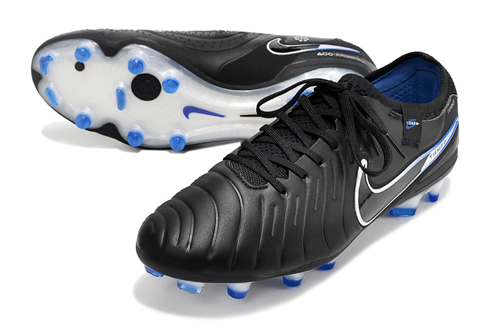 Nike Tiempo Legend 10 Elite FG PRETA E AZUL 4