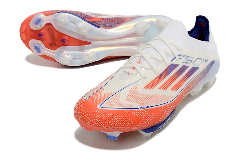 ADIDAS F50 ELITE FG LACELESS VERMELHO E BRANCO 4