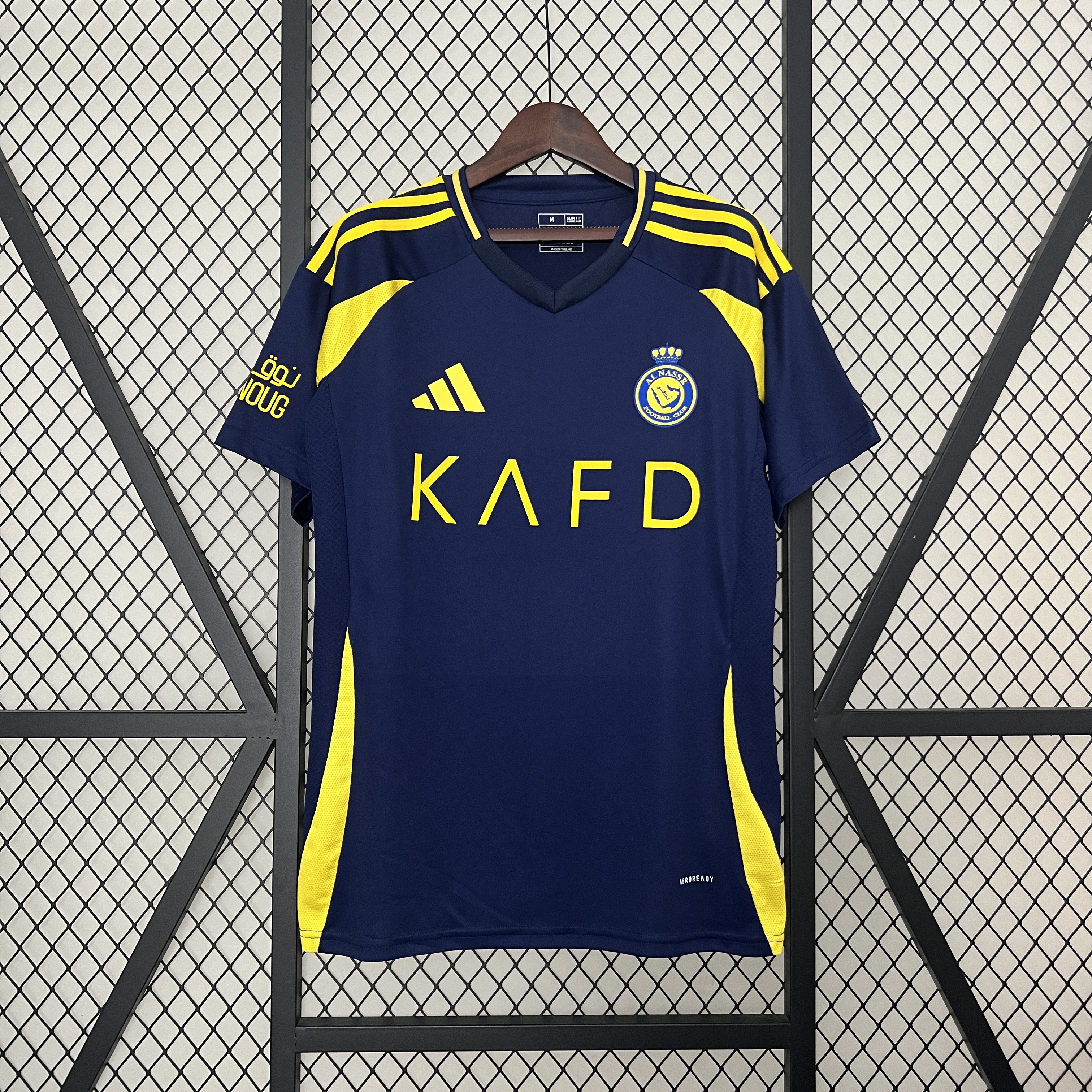 AL NASSR AWAY 24-25 AZUL E AMARELA ADIDAS 1