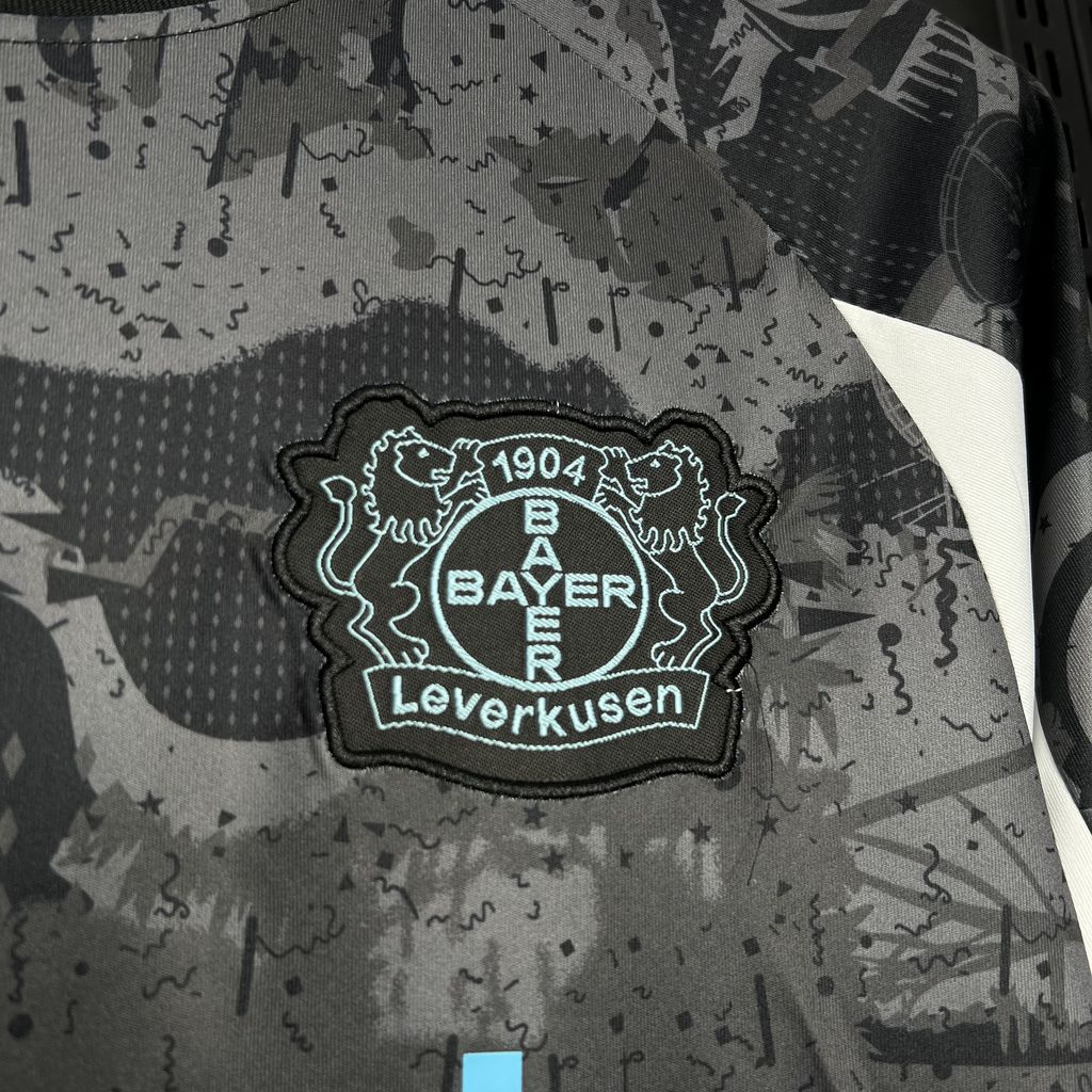 BAYER LEVERKUSEN THIRD KIT 24-25 PRETO 4