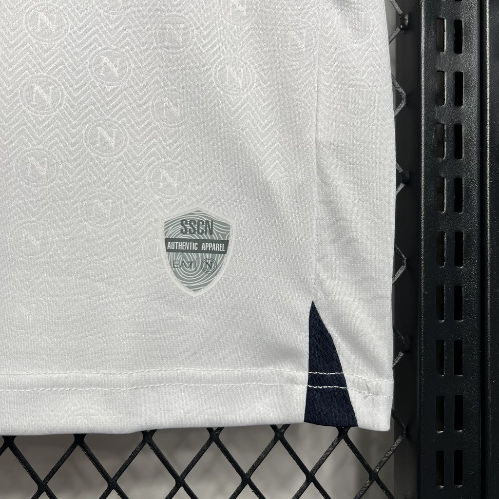 Camisola Alternativa Nápoles 24/25 Branca 5