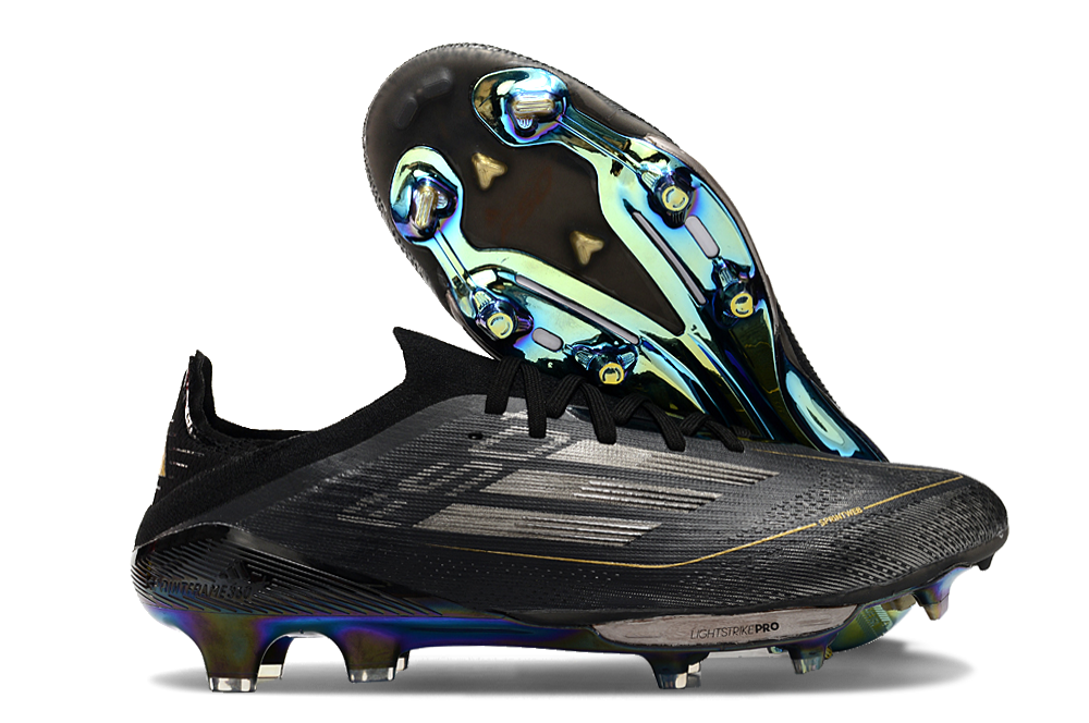 ADIDAS F50 ELITE FG - ALL BLACK 1