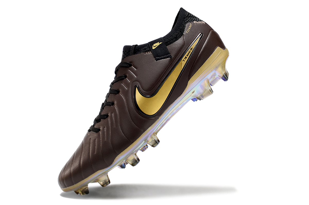 NIKE TIEMPO LEGEND X ELITE FG PRETA E DOURADO 2