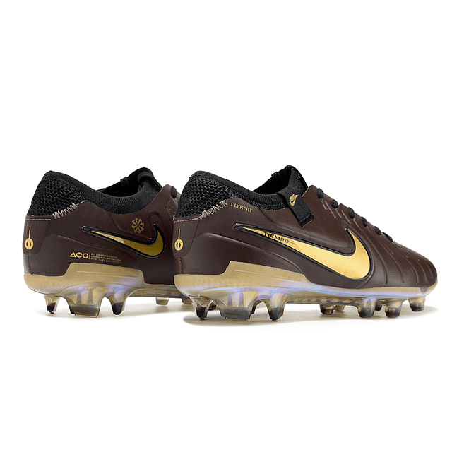 NIKE TIEMPO LEGEND X ELITE FG PRETA E DOURADO