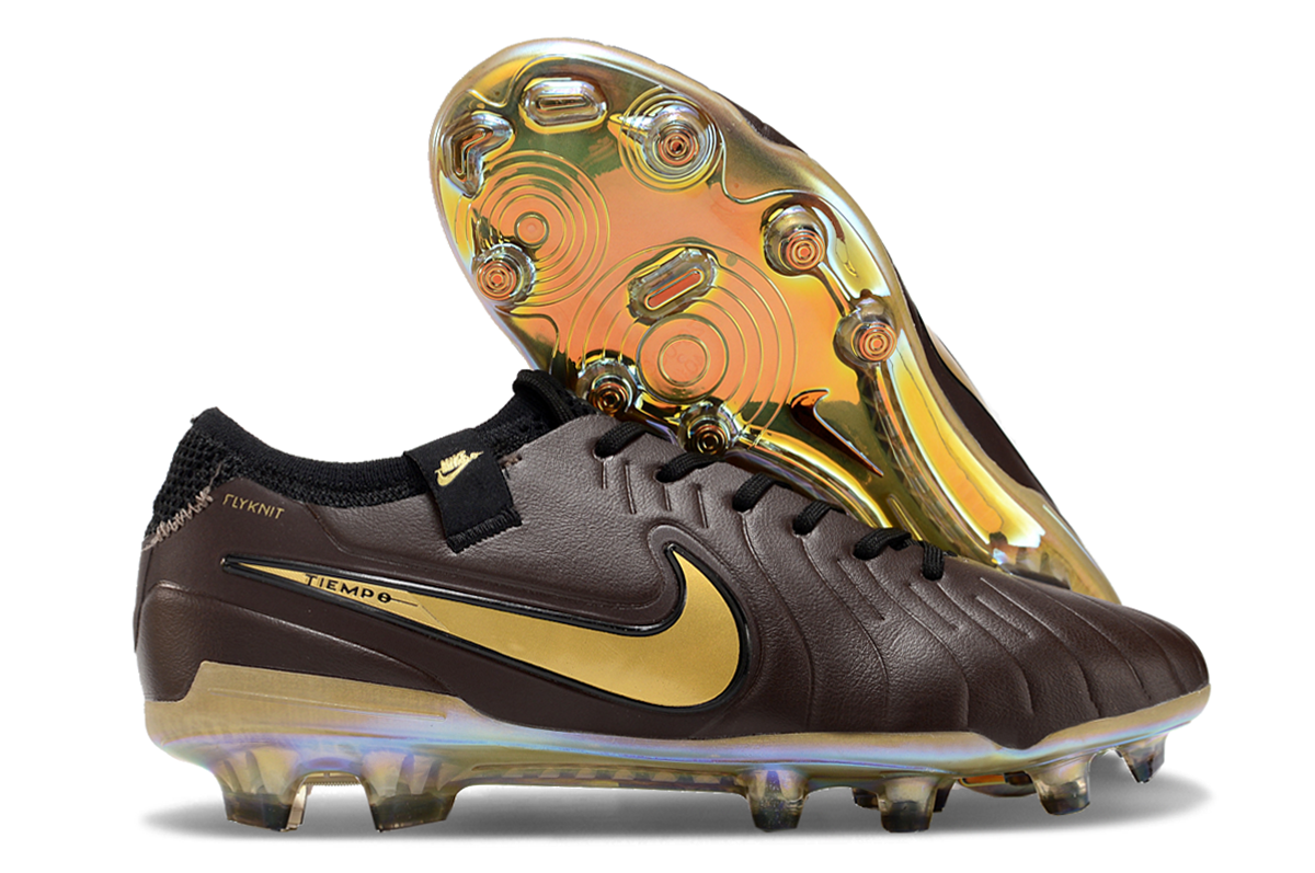 NIKE TIEMPO LEGEND X ELITE FG PRETA E DOURADO 1