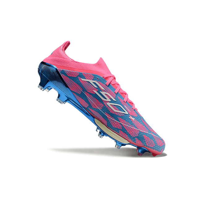 ADIDAS F50 ELITE FG LACELESS - VERMELHA E AZUL - REEMERGENCE PACK