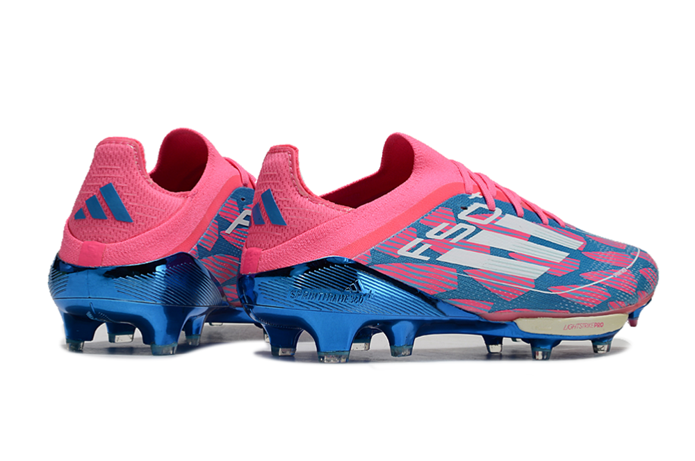 ADIDAS F50 ELITE FG LACELESS - VERMELHA E AZUL - REEMERGENCE PACK 5