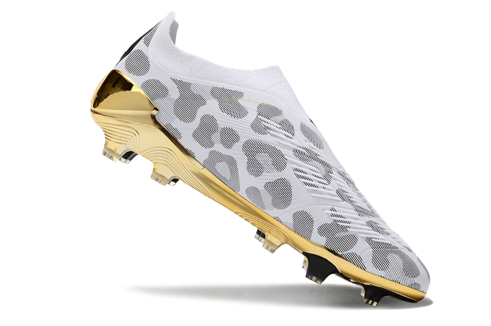 Adidas Predator Accuracy + FG Elite - Branca e Dourada 2