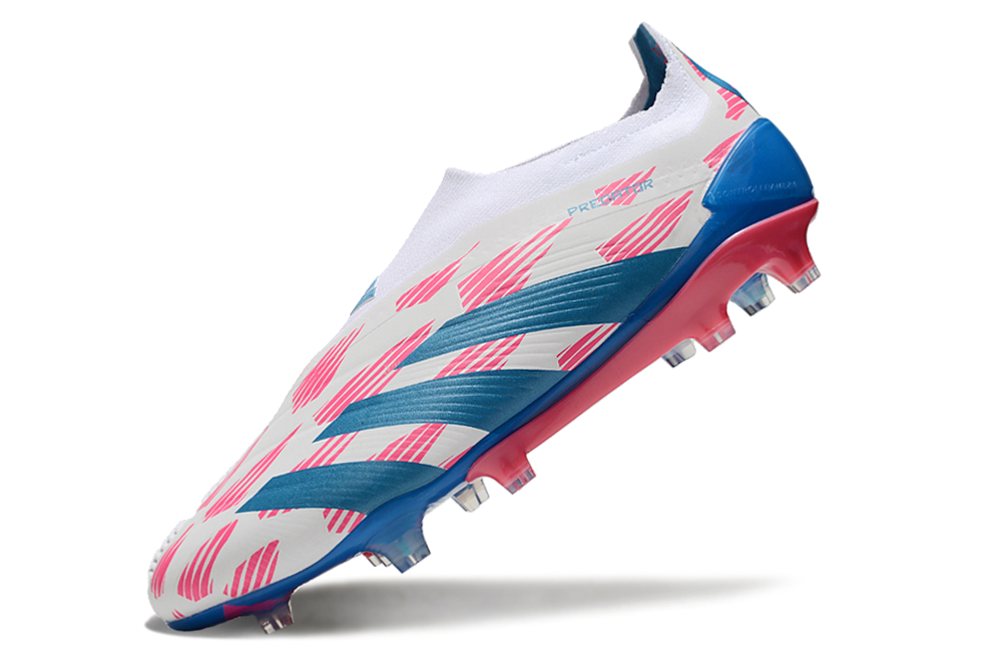 Adidas Predator Accuracy + FG Elite - Branca Azul e Rosa 4
