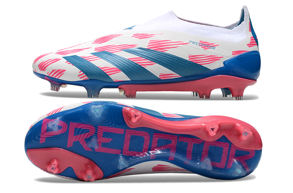 Adidas Predator Accuracy + FG Elite - Branca Azul e Rosa 6