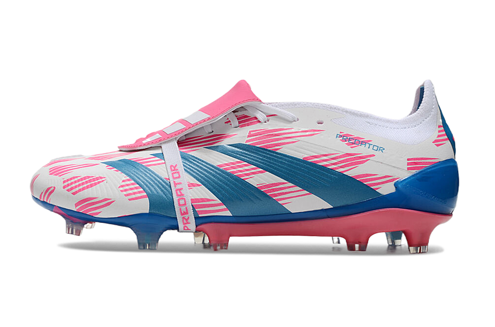Adidas Predator Accuracy + FG Elite - Branca Azul e Rosa 2
