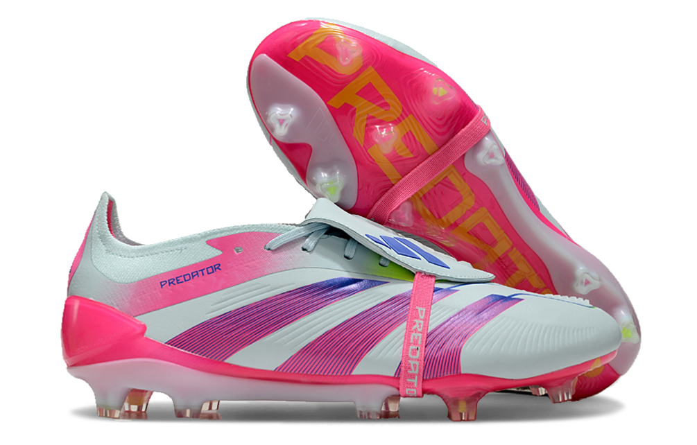 Adidas Predator Laceless Elite FG - Rosa 1