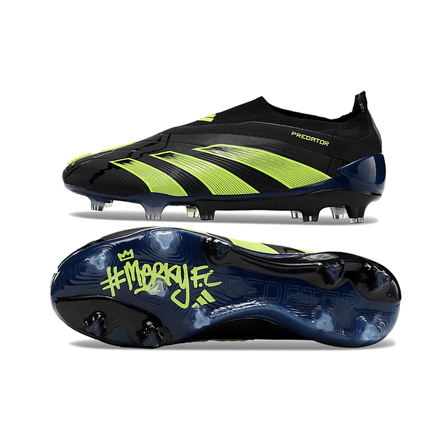 Adidas Predator Elite FG - Preta e Dourada MFC