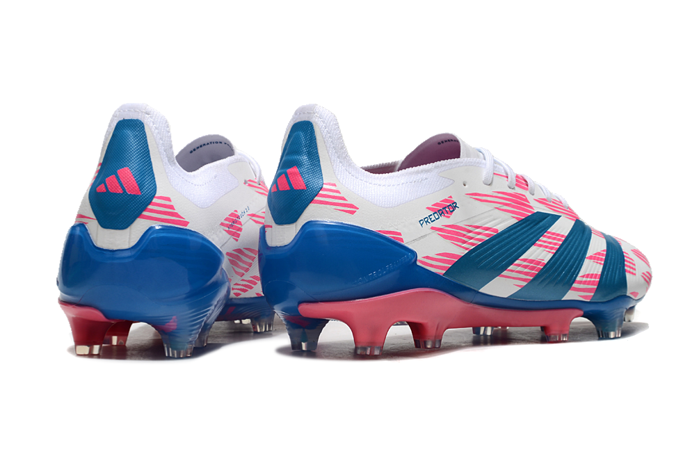 Adidas Predator Accuracy + FG Elite - Branca Azul e Rosa 4